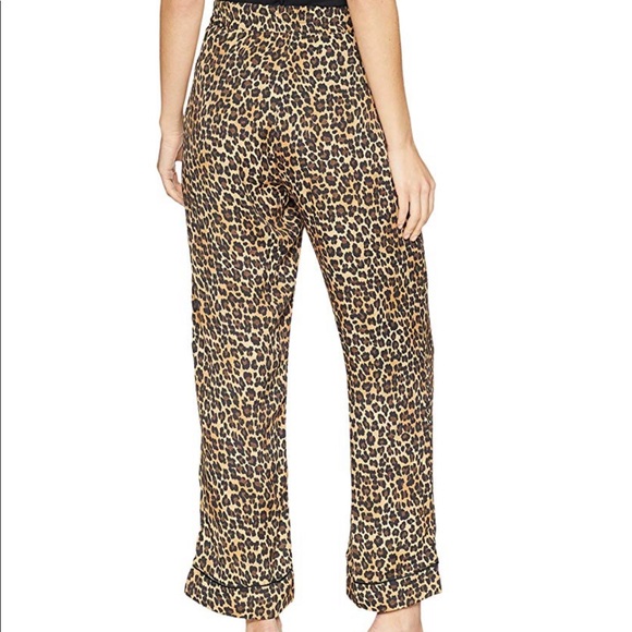 Three Dots Leopard PJ pants Medium - Picture 3 of 4